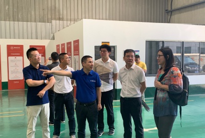 上海市固化中心调研德创环保危废收集中心