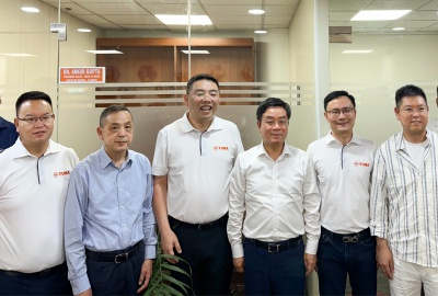 绍兴市委书记施惠芳率团考察德创印度
